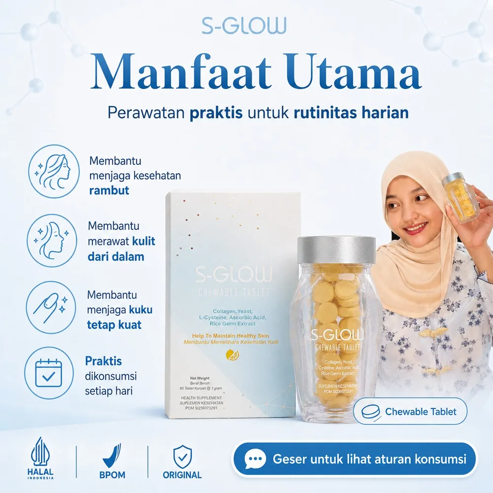 Manfaat utama S-Glow